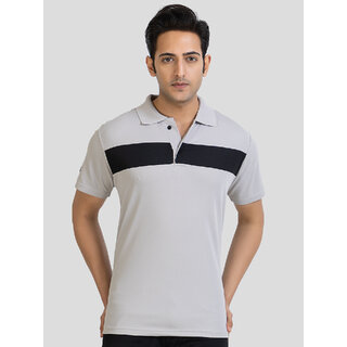                      Magknit Casual Imported Lycra Polo Neck Tshirt For men                                              