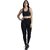 LACEIT  Women's  Black Stretch Fit Yoga Pants/Tights