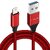 Hammer Nylon Braided Fast Charging and Data Sync Cable Compatible for iPhone 131211X8765iPad AirPro Mini(Packof1Red)