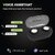HAMMER Airflow Truly Wireless Earbuds (TWS)Bluetooth 5.03-4 Hours Playtime 10M Range Wireless Headphone with Magnetic Charging Case (300mah)in-BuiltMic(White)