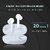 HAMMER Solo3.0 True Wireless inEar Earbuds (TWSEarbuds) Bluetooth Earbuds with Mic20Hrs Playtime Voice Assistant Auto Paired Technology Smart Touch Controls Sweat Resistance (White)