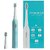 Hammer Ultra Flow Electric Tooth brush and3 Replaceable Brush Heads for Men and Women 6Brushing Modes Rechargeable Battery Water proof Super-Soft Bristles Electric Tooth brush(Blue)