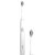 Hammer Flow 2.0 Electric Toothbrush and 2Replaceable Brush Heads for Men and Women 2Brushing Modes A Battery Waterproof Super-Soft Bristles Electric Brush(White)