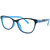AFFABLE Junior Blue Cut Computer Glasses for Kids Zero Power Black Blue  110mm