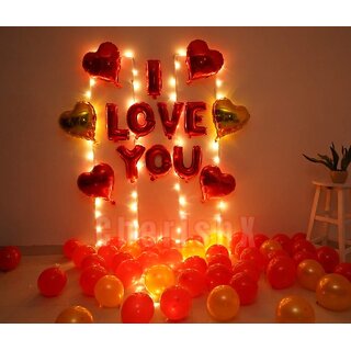                       Fancy Creation I LOVE YOU Decoration Combo Pack                                              