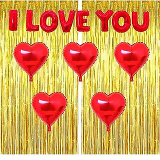                       Fancy Creation I LOVE YOU decoration Combo Pack                                              