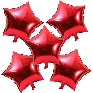                       Fancy Creation 5pc Star Foil Balloon                                              