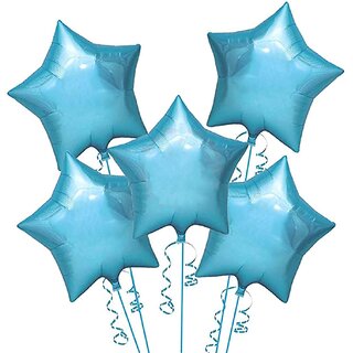                       Fancy Creation 5pc Star Foil Balloon                                              
