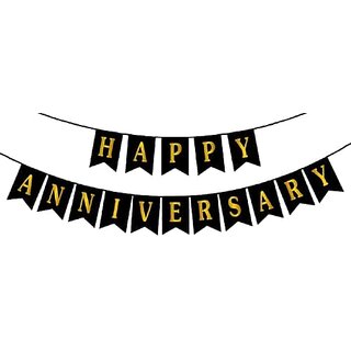                       Fancy Creation Happy Anniversary card Banner                                              