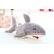 Shark Soft Toys, Stuffed Plush Soft Toys,Skin Friendly Ultra Soft Toy for Kids Birthday and Gifting-GRAY 33 cm