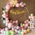 Fancy Creation Baby Shower Decoration Items Set for Mom to Be - Foil Banner, Pastel Balloons with Golden Confetti