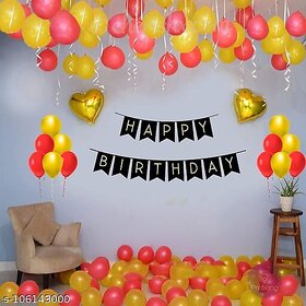Fancy Creation Happy Birthday Decoration Combo Pack Of 34Pc