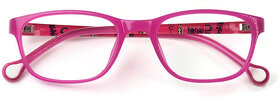 AFFABLE Zero Power Blue Ray Cut Spectacles for Kids Pink Frame width 115mm