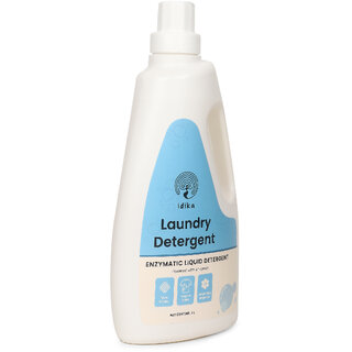                       Idika Enzymatic Liquid Laundry detergent 1Ltr Plant Based  Suitable for Tough Stain Removal on Bucket and Machine Wash                                              