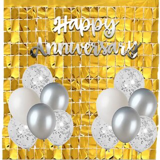                       Fancy Creation Happy ANNIVARSARY Decoration Combo Pack                                              
