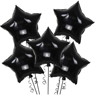                       Fancy Creation 5pc Star Foil Balloon                                              