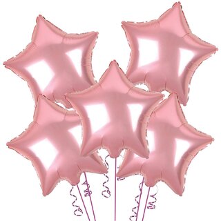                       Fancy Creation 5pc Star Foil Balloon                                              