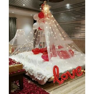 Fancy Creation Romantic Love Tent Decoration Combo Pack Of 27Pc