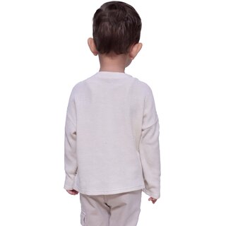 Sophisticated Data - Not - Present Full Sleeves T-Shirt For Baby Boy (Off White) 2025 at ShopCir