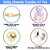 Fancy Creation Baby Shower Decoration Items Set for Mom to Be - Foil Banner, Pastel Balloons with Golden Confetti