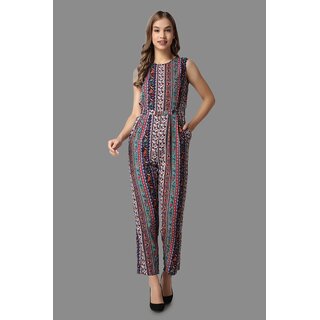 Buy LACE IT Women Printed Jumpsuit Online 609 from ShopClues