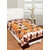 UnV Classical Printed Single Size Fleece Blanket (Brown)