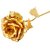 Thriftkart Decorative 24k Gold Plated Artificial Rose Flower with Box for Valentine Gift Girls  Boys