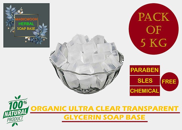 Glycerine Ultra Clear Melt and Pour Soap Base SLS, SLES, Paraben