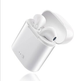 Wireless Bluetooth Earbuds With MIC, White