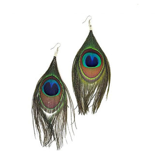                       Forty Hands Stylish Peacock Feather Earrings For Women  Girls (ER60)                                              
