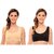 Texello Pack of 2 Women Sports Non Padded Bra (Multicolor)