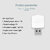 USB LED Light Mini Bulb for PC Laptop Mobile Phones and USB Chargers (Combo of 4) - Warm White Light