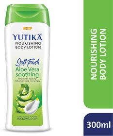 Yutika Nourishing Soft Touch Body Lotion Aloe vera Soothing 300ml