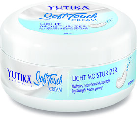 Yutika Naturals Soft Touch Light Moisturizer for Face, Hand  Body, White 100 ml Pack Of 1