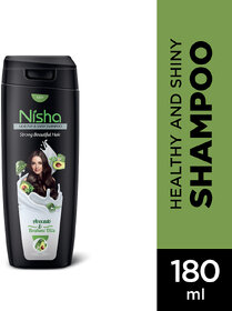 Nisha Healthy  Shiny Storng Beautiful Hair Shampoo, 180 ML Pack Of 2