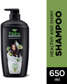 Nisha Healthy  Shiny Storng Beautiful Hair Shampoo, 650 ML Pack Of 1