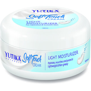                       Yutika Naturals Soft Touch Light Moisturizer for Face, Hand  Body, White 100 ml Pack Of 1                                              
