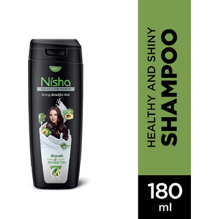 Nisha Healthy  Shiny Storng Beautiful Hair Shampoo, 180 ML Pack Of 2