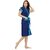 Feelblue Terry Cotton Free Size Double Shaded Bathrobe For Women Royalfiroz