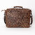 ZINT Genuine Shrunken Full Grain Leather Unisex Messenger 15 inches Laptop Bag