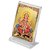 DIVINITI Ganesha Frontpose God Idol Photo Frame for Car Dashboard Table Dxc3xa9cor|ACF 3 Acrylic Frame 24K Gold Plated Foil |Idol for Pooja Gifts Items (11X6.8 CM)