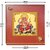 DIVINITI Ganesha Frontpose God Idol Photo Frame for Car Dashboard Table Dxc3xa9cor| MDF 1B wooden Frame and 24K Gold Plated Foil|Religious photo frame idol for Pooja Gifts Items (6.3x5.5 cm) (1 Pack)