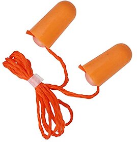 3M Ear Plugs Noise Reducing  For Meditation  During Study  While Travelling  Sleeping Ear Plug (Orange) (Pack of-15)
