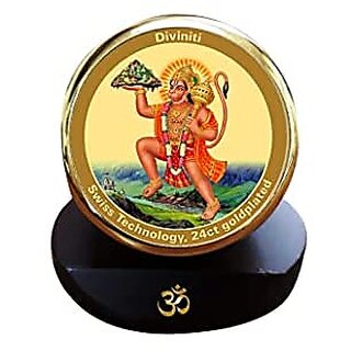                       DIVINITI Ram Darbar God Idol Photo Frame for Car Dashboard Table Dxc3xa9corACF 3A ACRYLIC Frame 24K Gold Plated Foil and Idol for Pooja Gifts Items (5.8X4.8 CM)                                              