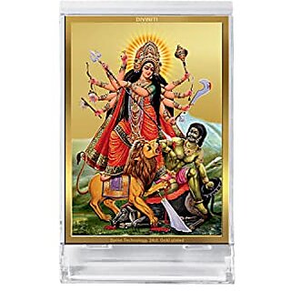                       DIVINITI Sathya Sai Baba Photo Frame for Car Dashboard Table Decor ACF 3 Classic Sathya Sai Baba and 24K Gold Plated Foil Religious Frame Idol for Pooja Worship Gifts Items (11.0X 6.8 CM)                                              