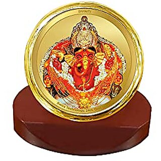                       DIVINITI Ram Krishna Photo Frame for Car Dashboard Table Decor MDF 1B P+ Classic Ram Krishna and 24K Gold Plated Foil Religious Frame Idol for Pooja Worship Gifts Items (7 X 9 CM)                                              