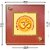DIVINITI Gyatri Mantra Idol Photo Frame for Car Dashboard Table Dxefxbfxbdcor Office | MDF 1B Wooden Frame and 24K Gold Plated Foil| Religious Photo Frame Idol for Pooja Gifts Items (6.3x5.5 cm) (1 Pack)