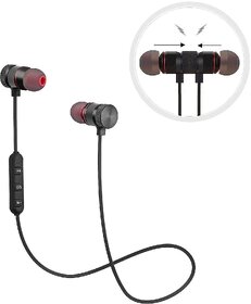 Sketchfab Sport Magnet Bluetooth Wireless Neckband With Mic Headphones/Earphones