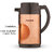 Trueware Neo Thrush 1200 Insulated Copper Jug -1000ml, Copper with 2 copper glass