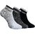 AEROHAVEN Men's Premium Cotton Cushion Sports Solid Ankle Socks, Free Size - S008, Pack of 3 (Multicolored)